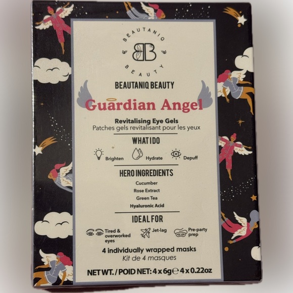 BEAUTANIQ BEAUTY Other - NWT  Guardian Angel Revitalising Eye Gels - Black.  4 Individually Wrapped